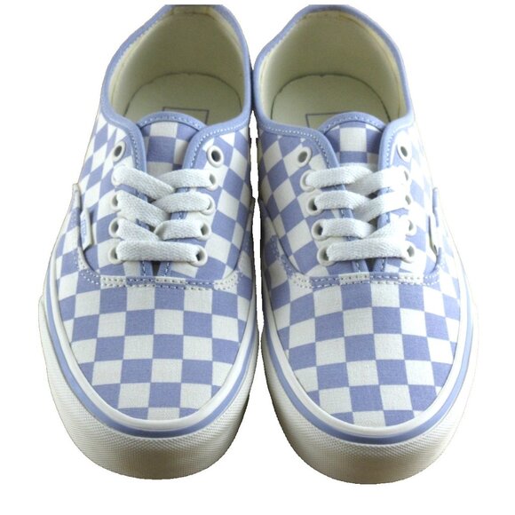 Vans Authentic Women's Lilac Purple White Checkerboard Canvas shoes Size 8 NIB - Picture 1 of 7